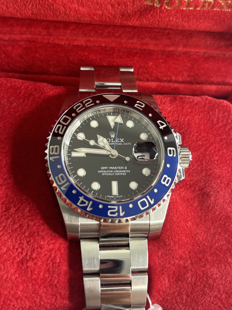 Rolex GMT Master Batman Cerachrom Ceramic  Bezel